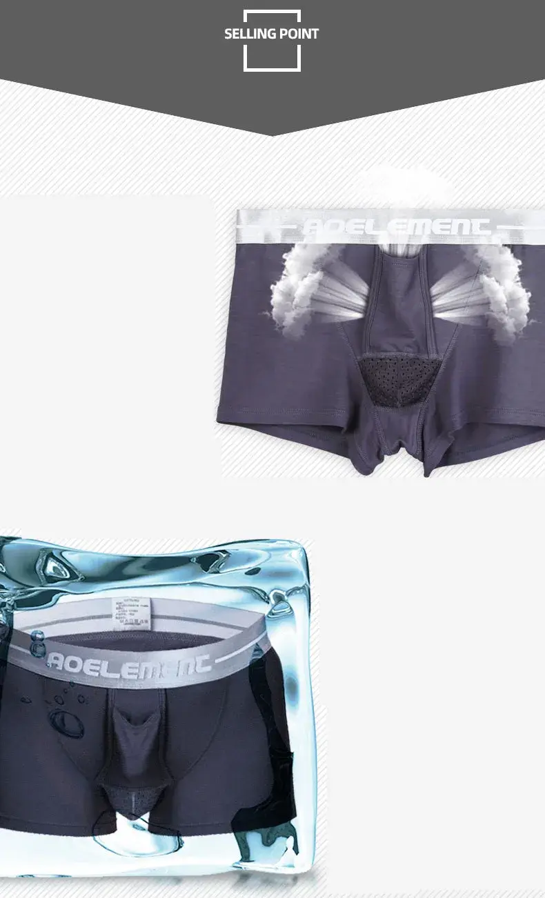 Calzoncillos Bóxer para hombre, ropa interior push-up, calzoncillos modales, bolsa de separación de balas transpirables, bragas Cueca de talla grande L-5XL