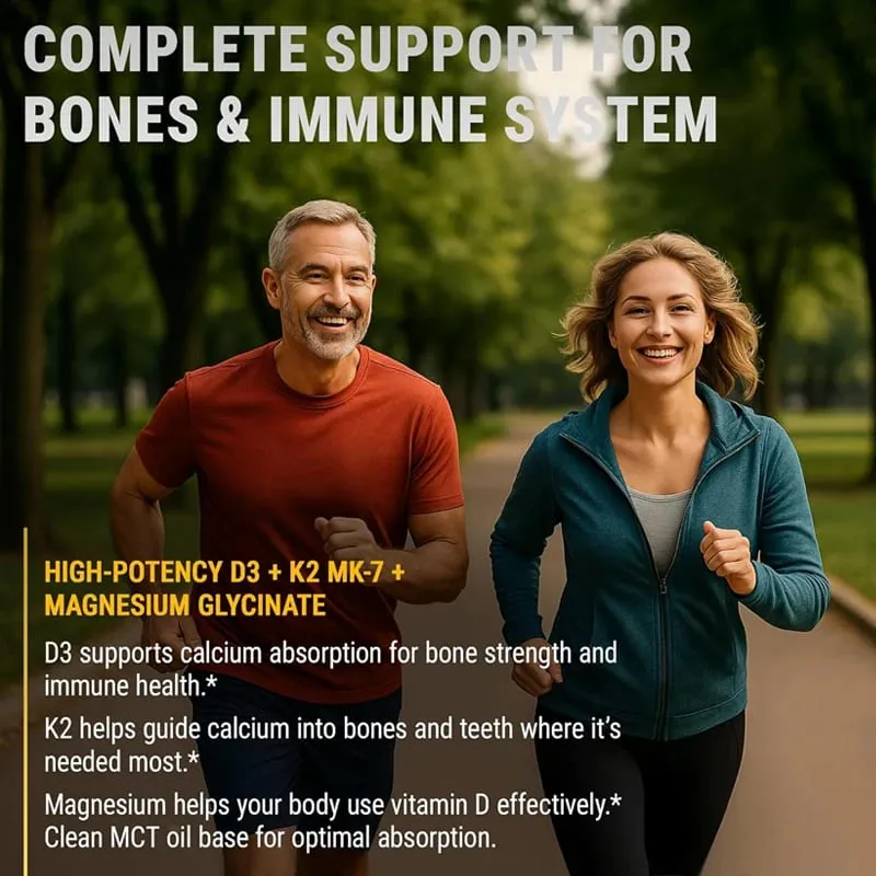 Bone & Joint Health Support Supplement with Zinc Magnesium for Muscle Growth Heart Wellness Immune Function Energy
