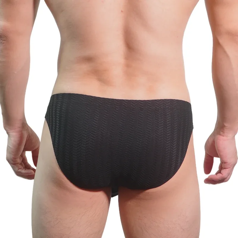 Men Bikini Sexy Briefs Underwear Lace Butt-lifting Male Panties Cuecas Calzoncillos Hombre Slips Quick Dry Mens Elastic Lingerie