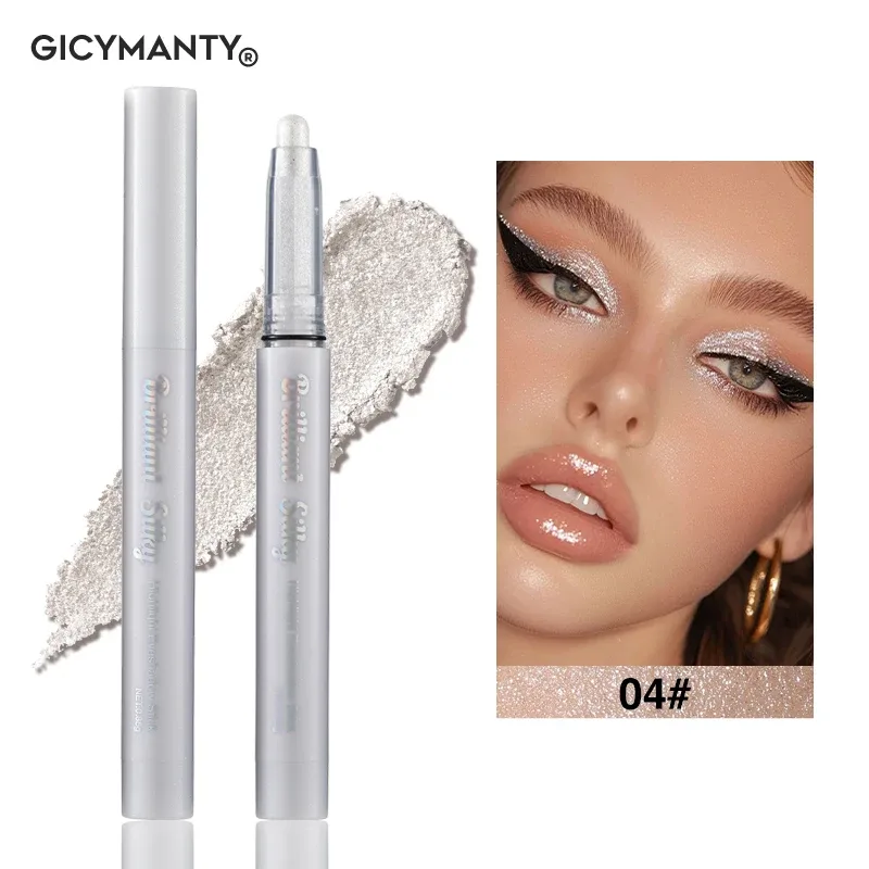 Sparkle Eyeshadow Stick Highlight Eye Pencil Shimmer Pearl Long-Lasting Waterproof Multi-Use Eye Makeup Beauty