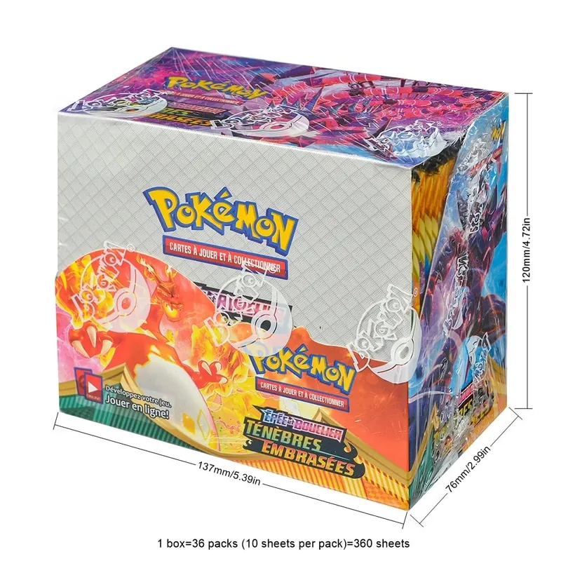 360 Chiếc Pokémon Pháp TCG: 360 ORIGINE PERDUE Hộp Thẻ Pokemon Hộp 36 Gói