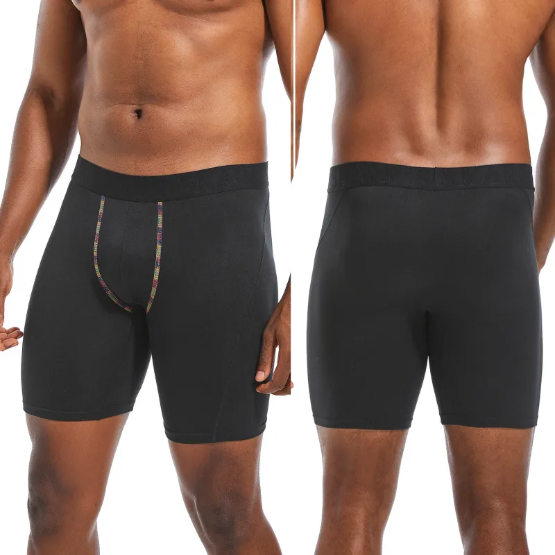 Long Leg 3pcs Pack Men Panties Polyester Underwear Male Brand Boxer And Underpants For Homme Lot Luxury Set Sexy Shorts Slip — image 5