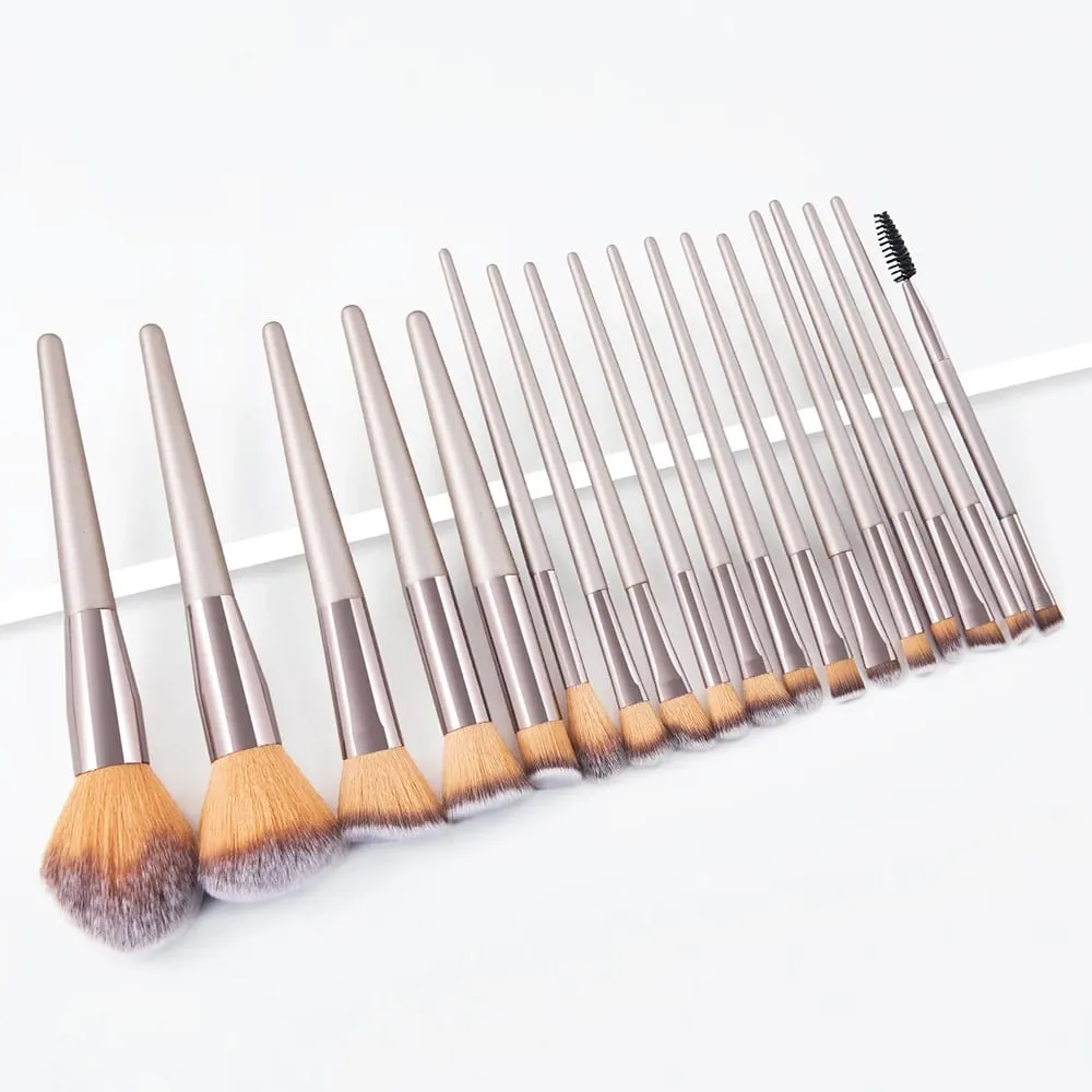 Makeup Brushes and Sponges Set Brown Makeup Puff Beauty Egg Headband Wristband Remover Kit Makeup Tool Gift 20/30