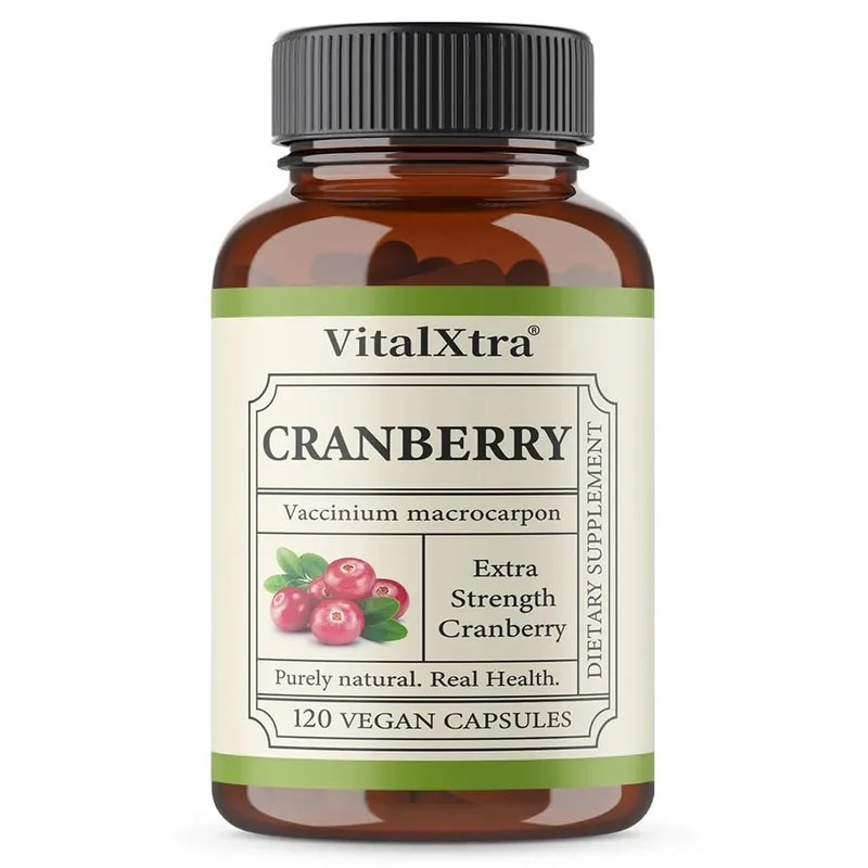 Cranberry Capsules - Supports Cardiovascular Health Enhances Immunity Supports Urinary Tract Health