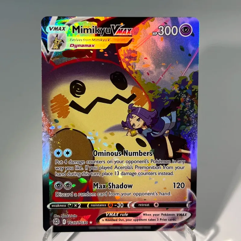 Pokémon GO PKM Cards PTCG6-E GX Rainbow Mewtwo V Dragonite VSTAR Rare Collection Battle Toys Gifts for Hobbies