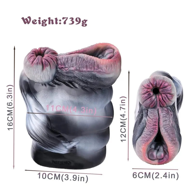 Pink Realistic Male Masturbator Silicone Onahole Sex Toys Lifelike Pocket Pussy Vagina Textured Adult Toys Stroker