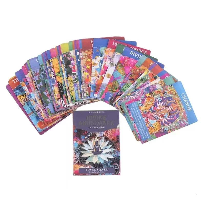 Divine Abundance Oracle Deck English Explanation Oracle Tarot Card For Divination Fate Beginners Tarot D