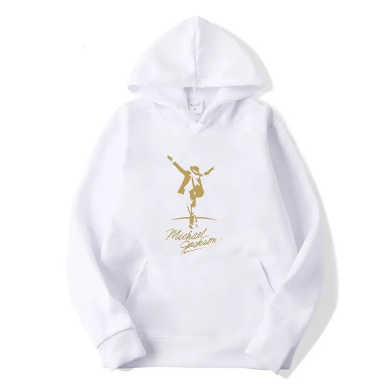 2026 Michael Jackson Gold Men Hoodies