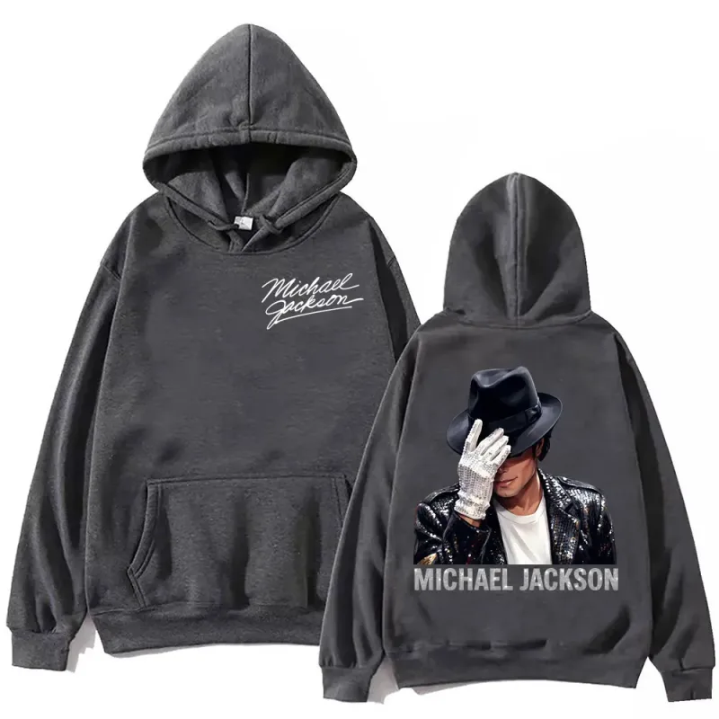 Limited Michael Jackson Classics Hoodie Men Women Fashion Punk Rock Pullovers High Quality Fleece Long Sleeve Hooded Sweatshirts