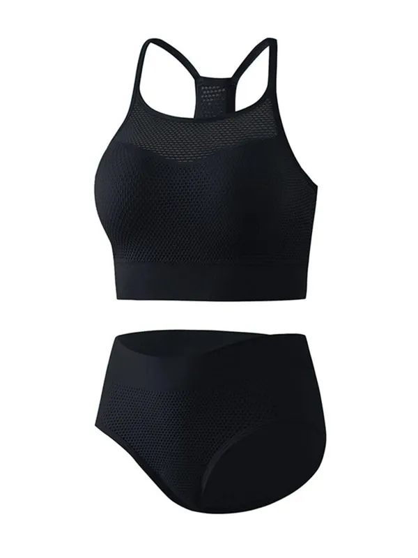 1XL-4XL 2 adet sutyen seti kadın iç çamaşırı seti seksi Bralette kadın iç çamaşırı nervürlü üstleri dikişsiz tel ücretsiz sutyen külot