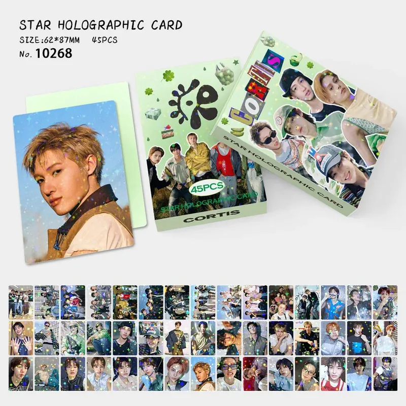 45pcs/set CORTIS lomo Star Photocards Photo Lomo Cards Fans Collection Printed Cards