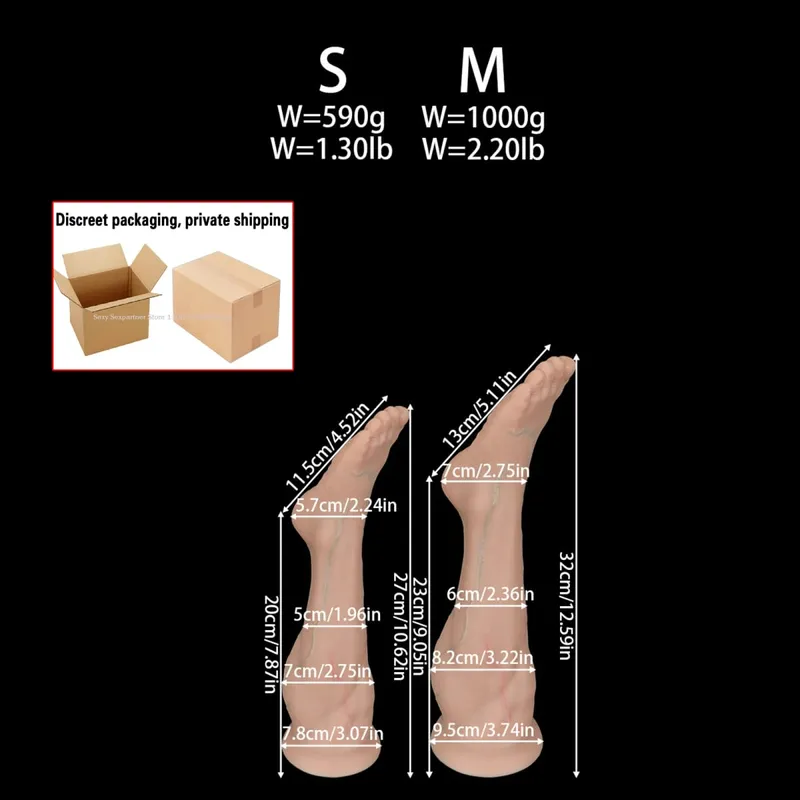 Huge Silicone Foot Butt Plug Thick Leg Dildo Large Anal Plug Anal Expander Masturbator Anus Dilator Sex Toys Adult Toy Sex Shop