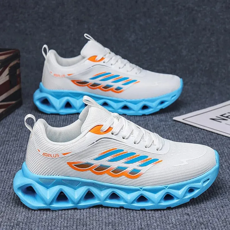 Men Casual Running Shoes Air Cushion Jogging Shoes Lightweight Gym Shoes Outdoor Sneakers Male Breathable Marathon Sports Shoes