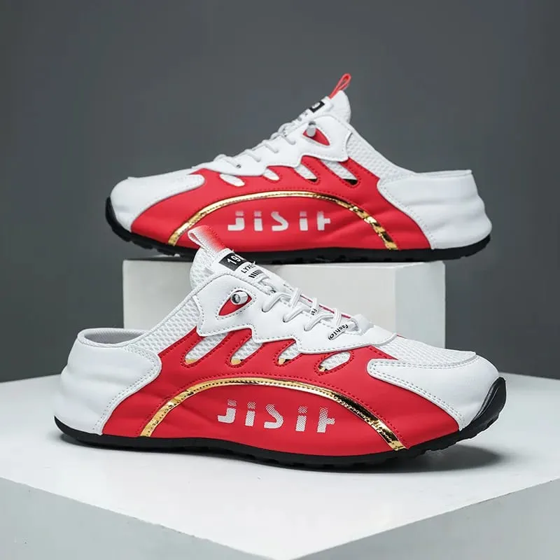 Men Sneakers teenage Trendy Shoes Summer Mesh Breathable Casual Shoes anti Slip Wear-resistant Platform Sneakers Tênis Masculino