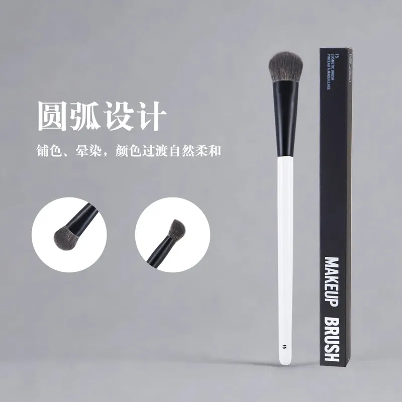 Dual-Ended Foundation Face Brush F4 Powder F1 Blush Contour F2 Makeup Brushes with Box Packaging