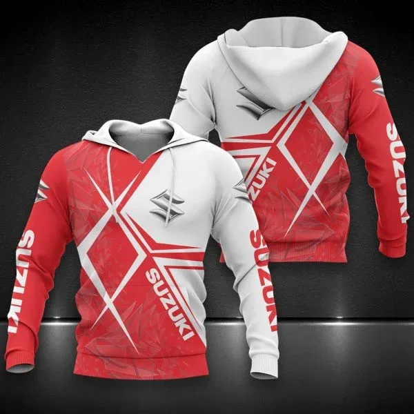 2026 New Suzuki Logo Hooded Sweatshirt Motorcycle Enthusiast Jacke Sweatshirt Outdoor Sportswear Autumn Winter Men Women Coat