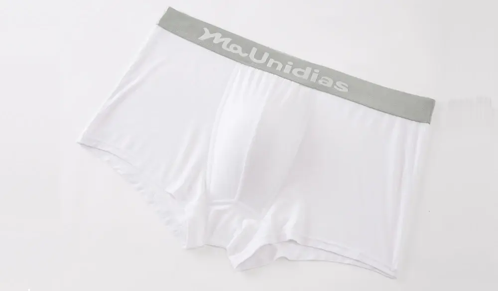 10 Pieces Bamboo Fiber Men's Underpants Solid Color Boxer Briefs Breathable Boxers Underwear Man Stretch Men Panties