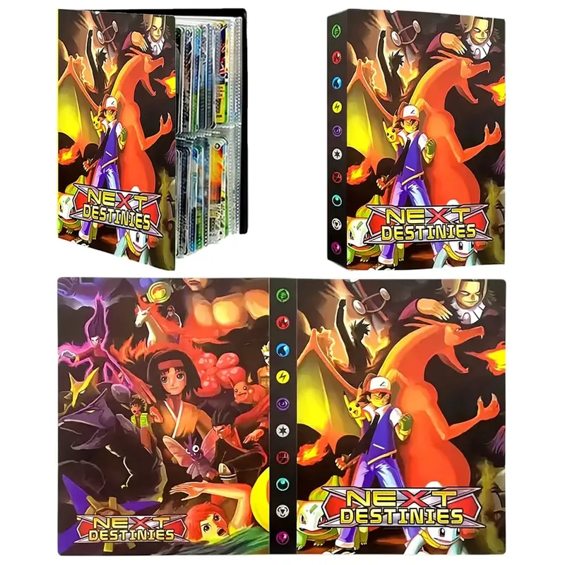 240/540PCS Pok é mon Cards Album Book Pokemon Game Charizard Card Album VMAX GX EX Holder Collection Binder Folder Kids Toy Gift