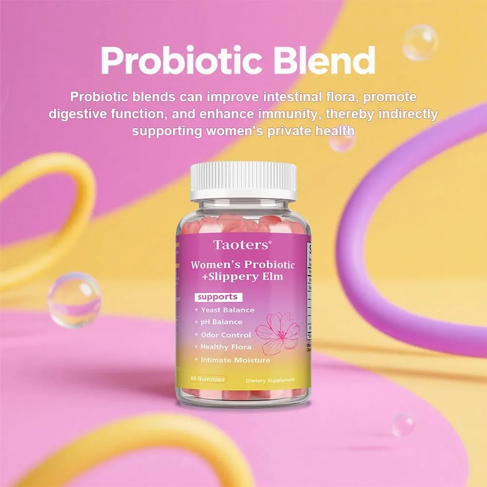 Women's Probiotics for Women Gummies Supports Women's Health - Ph Balance Healthy Odor Supports Gut Immune Health-60 Gummies