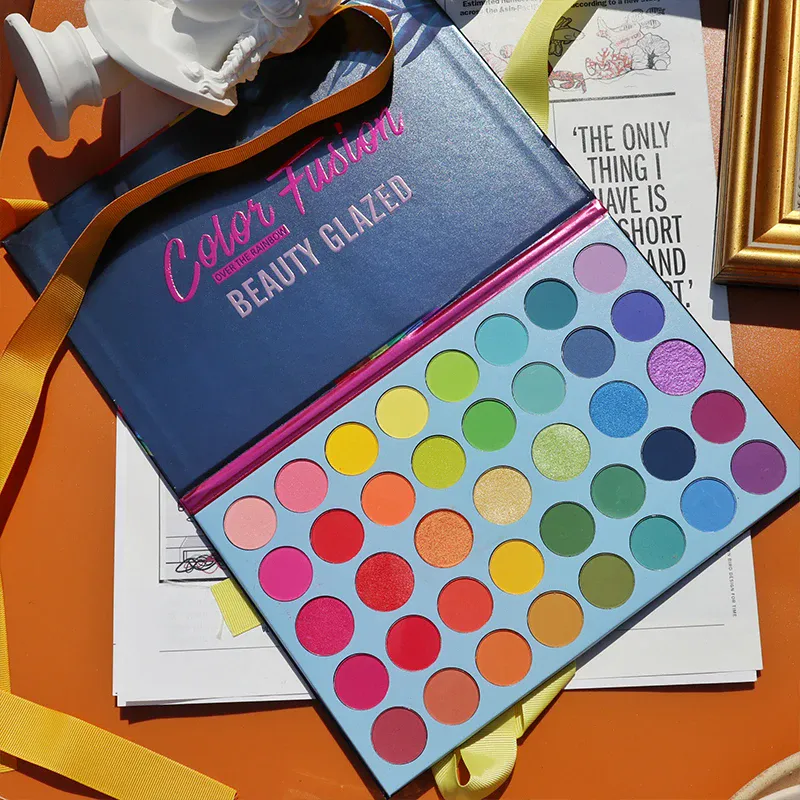 39 Color Rainbow Eyeshadow Palette Long lasting Neon Glitter Eye Shadow Pallete Eye Makeup Cosmetics