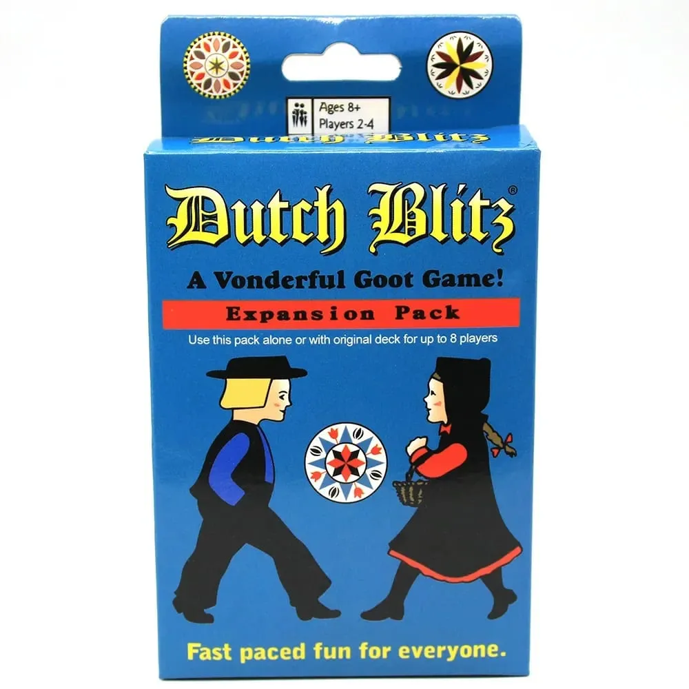 Dutch Blitz Oryginalna szybka gra karciana zawiera 160 kart. Szybka i łatwa do nauczenia. Świetna gra rodzinna dla każdego dla 2 osób.