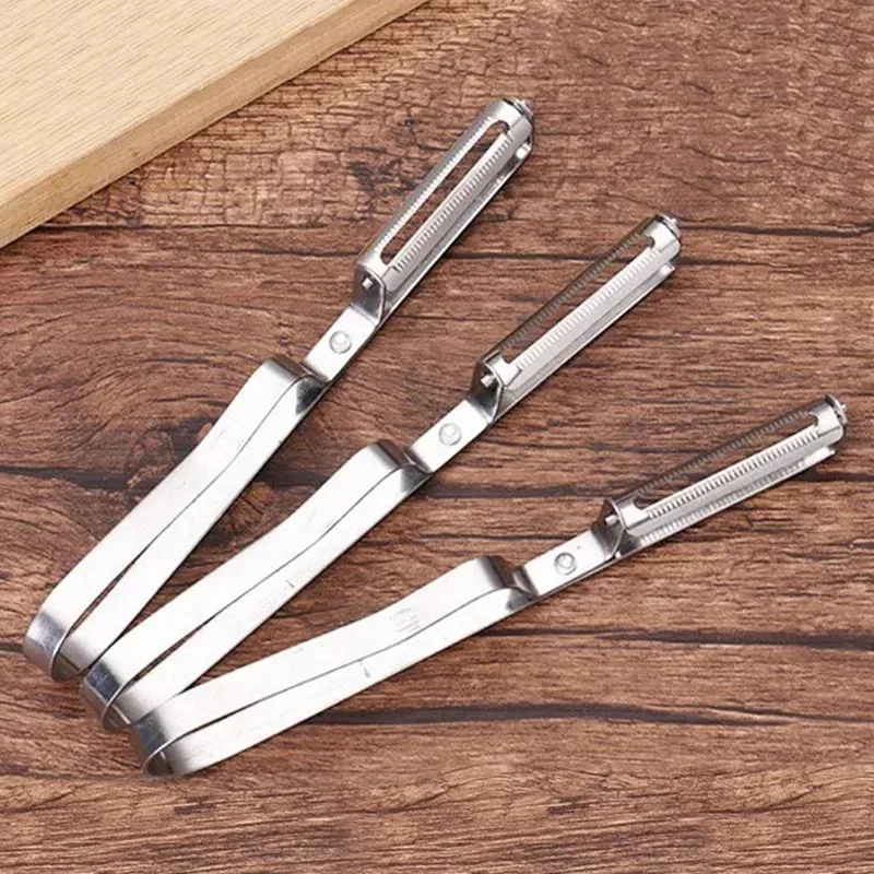 Stainless Steel Peeler Melon Planer Multi-function Kitchen Accessories Potato Scraper Kitchen Peeling Fruit Peeler Household New
