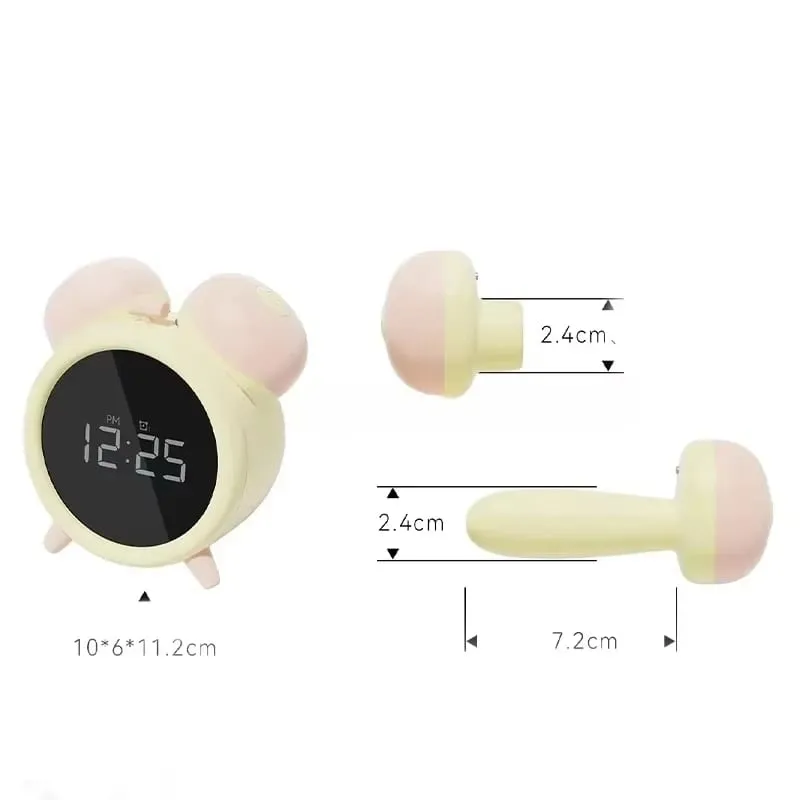 2025 New Female Alarm Clock Sex Toy Concealed and Detachable Suction Vibrator APP Remote Control Vibrator