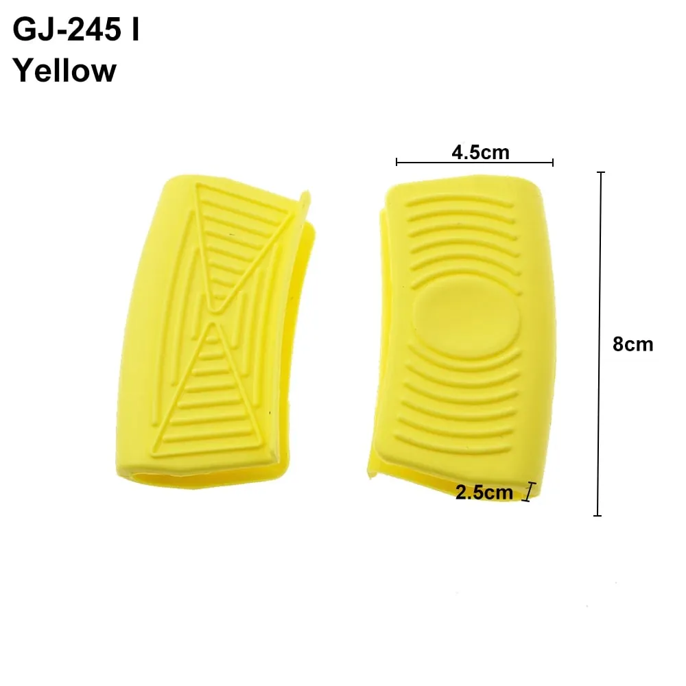 For Better Life 1 Pairs Grip Soft Silicone Pot Holder Sleeve Glove Pan Handle Cover Heat-Resistant Non-Slip Insulation Tools