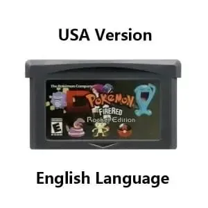 Pokemon Series GBA Game Cartridge Sweet FireRed Rocket Unbound Radical Red Gaia Quetzal for GBA