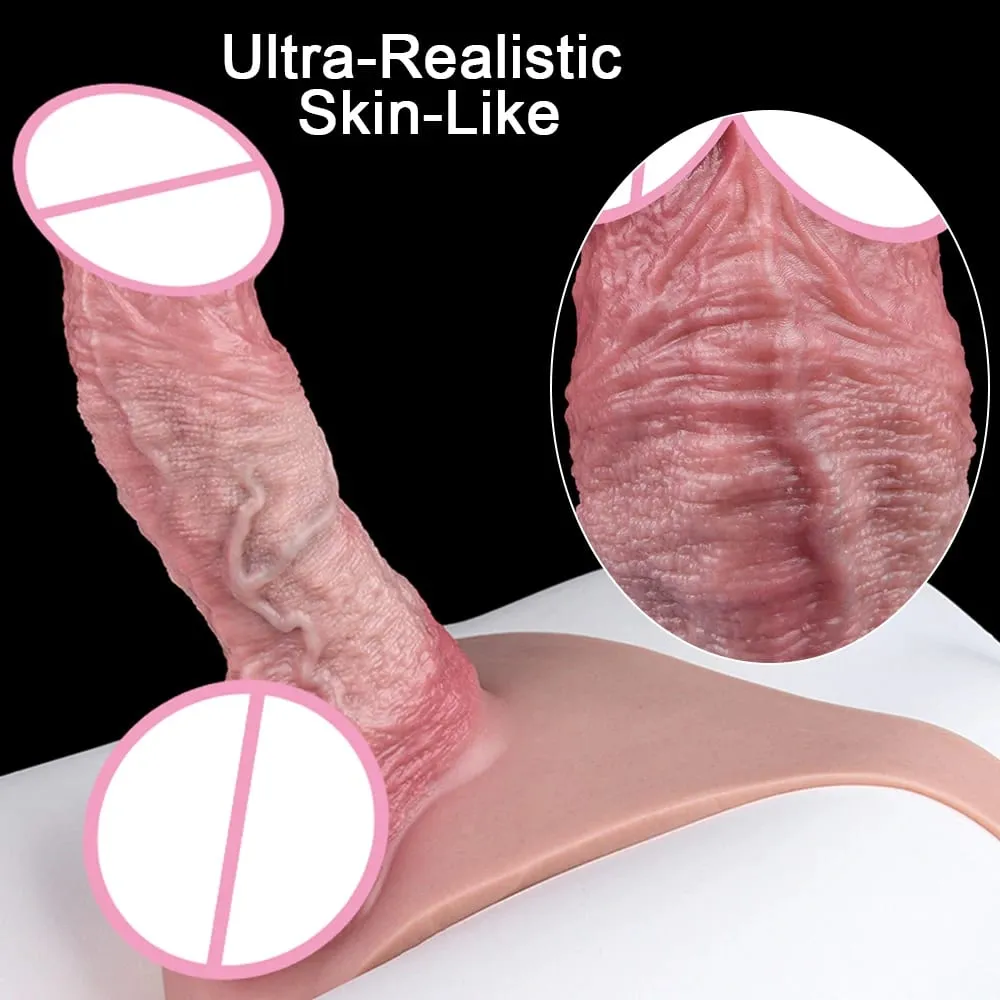 Silicone Strapon Hollow Penis Panties Ultra Real Penis Sleeve насадка на член 18+ Male Cock Extender Adult Sex Toys