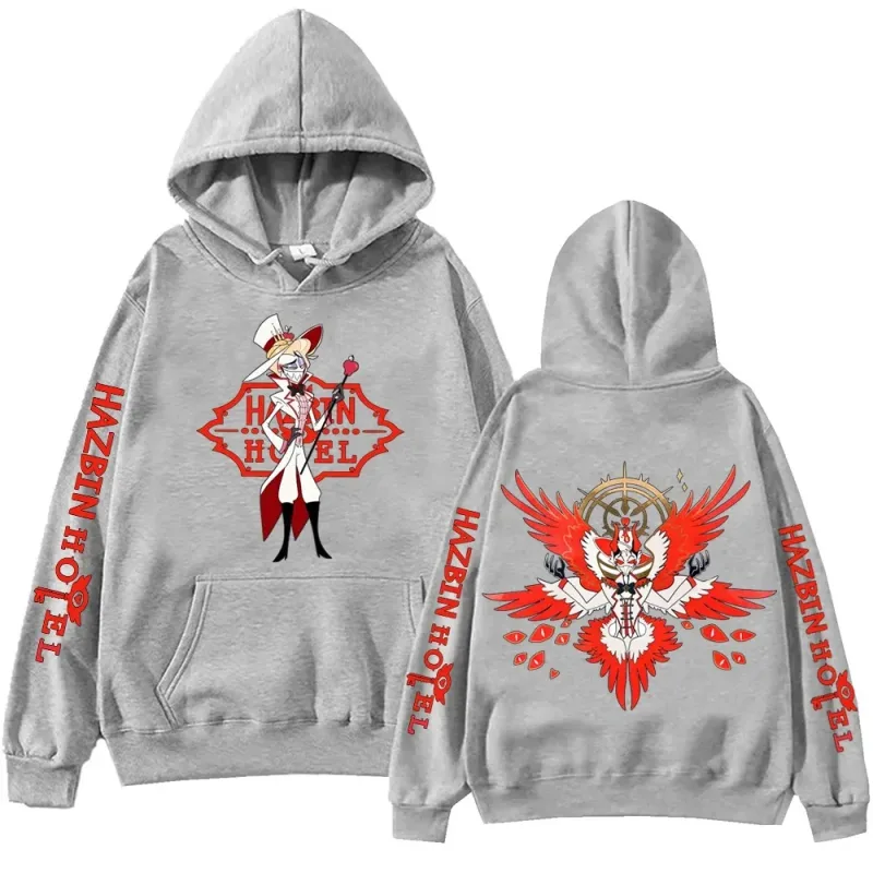 2026 Žhavý film Hazbin Hotel Lucifer Morningstar Mikina Muž Žena Harajuku Mikina Mikiny High-hend Luxusní žhavý produkt Unisex