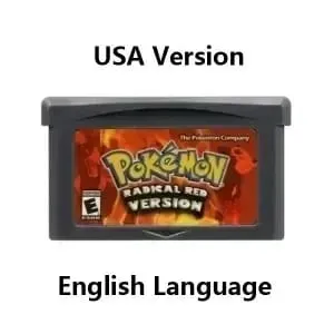 Pokemon Series GBA Game Cartridge Sweet FireRed Rocket Unbound Radical Red Gaia Quetzal for GBA