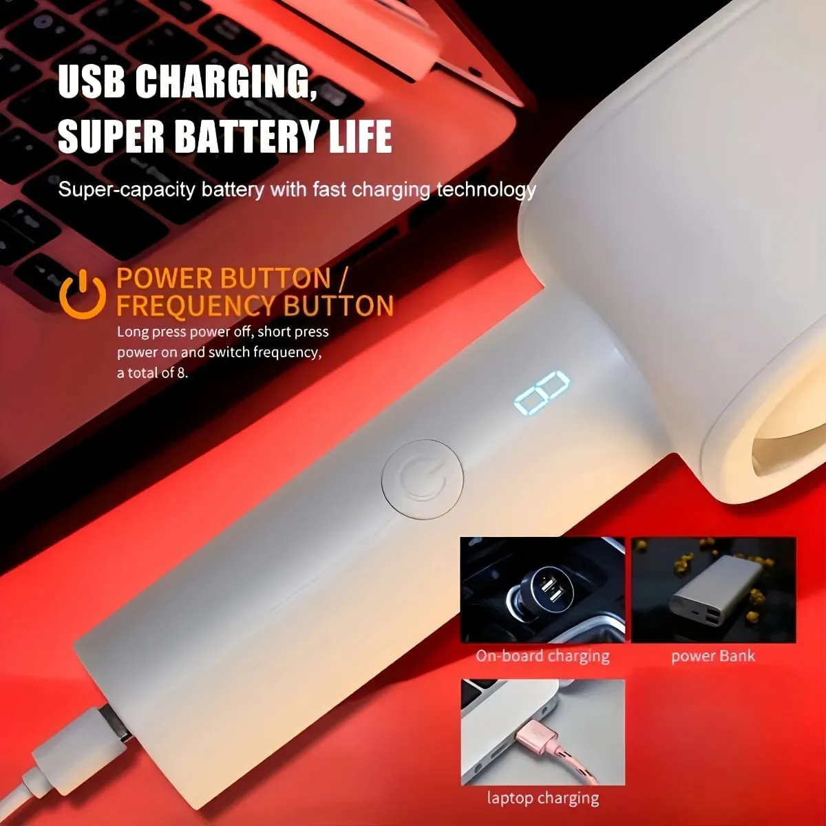 8 Powerful Automatic Telescopic Double Head Clip Vacuum Cup Male Masturbator Adult Sex Toys for Men Blowjob Stimulation Vibrator
