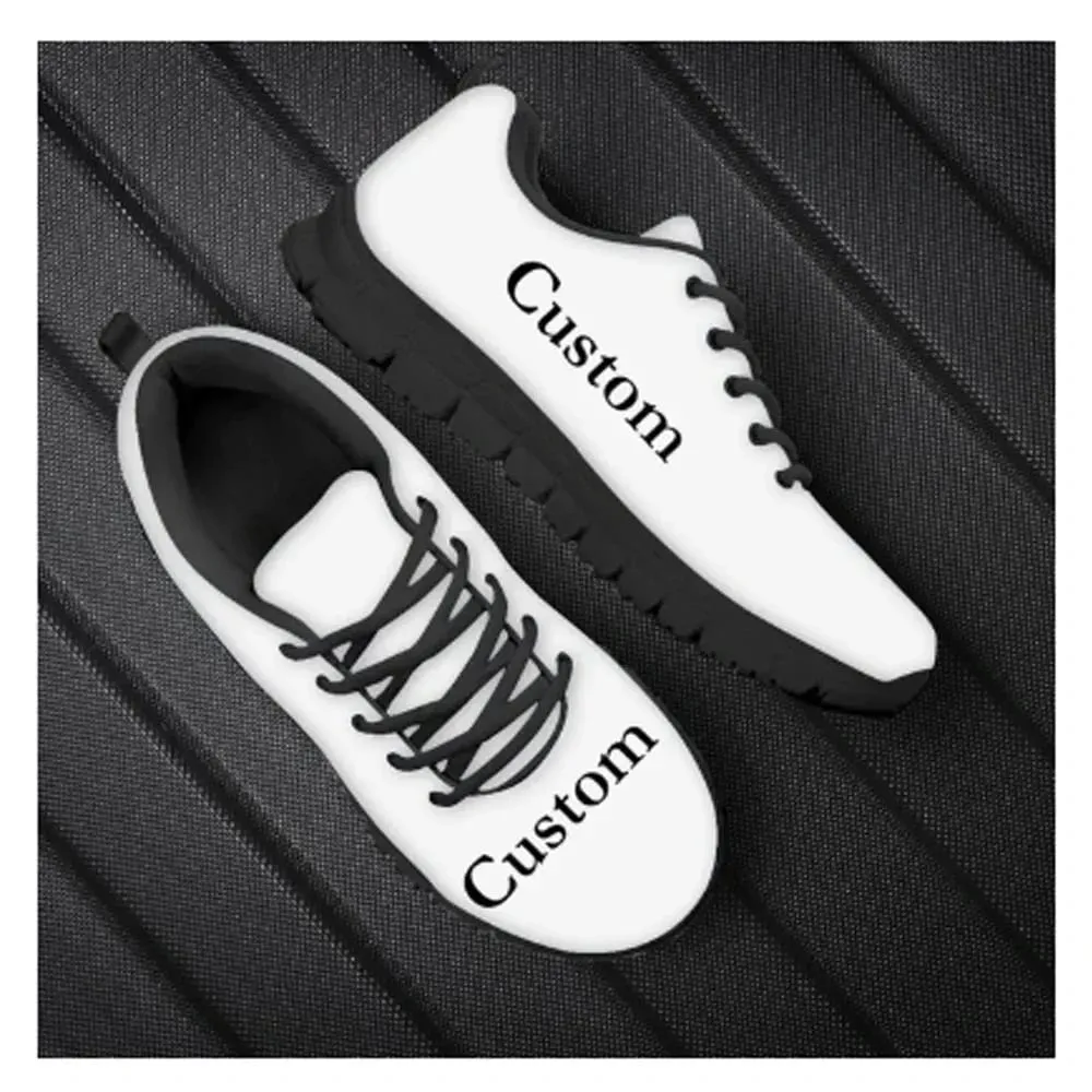 Custom Your Logo Image Text Name Pinted Shoes For Unisex High Top Canvas Shoes Women Free Dropshipping Ladies Sneakers
