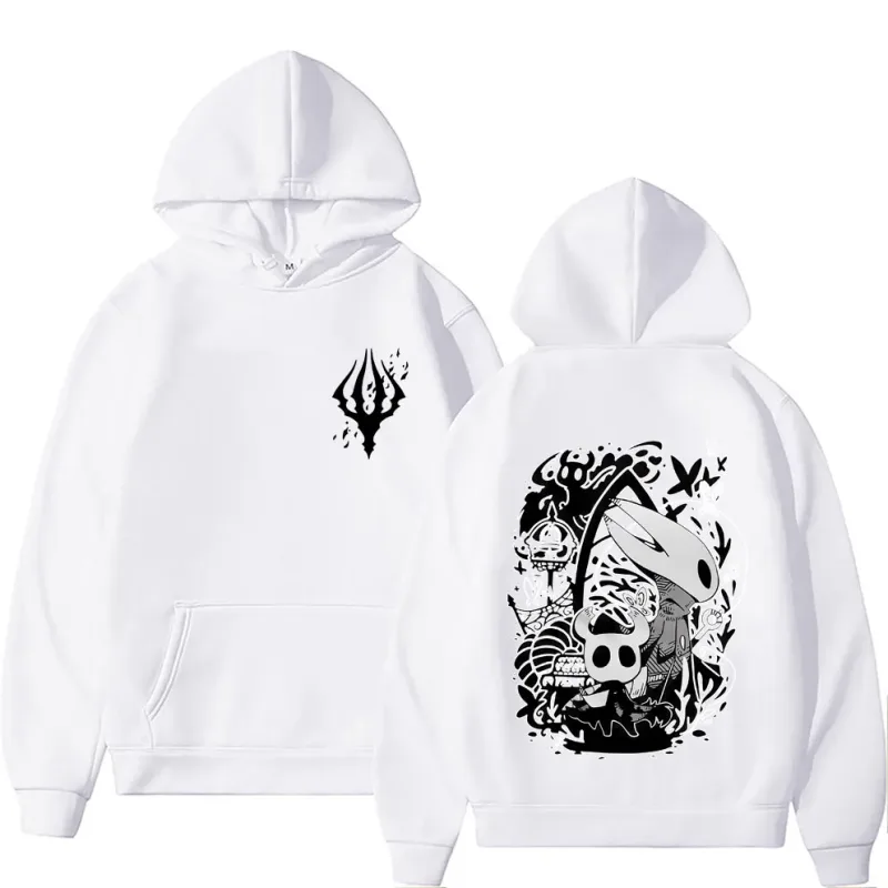 Game Hollow Knight Graphic Hoodie Men Women Clothing Casual Oversized Streetwear Male Vintage Fleece Hoodies Fans Gift hoodies