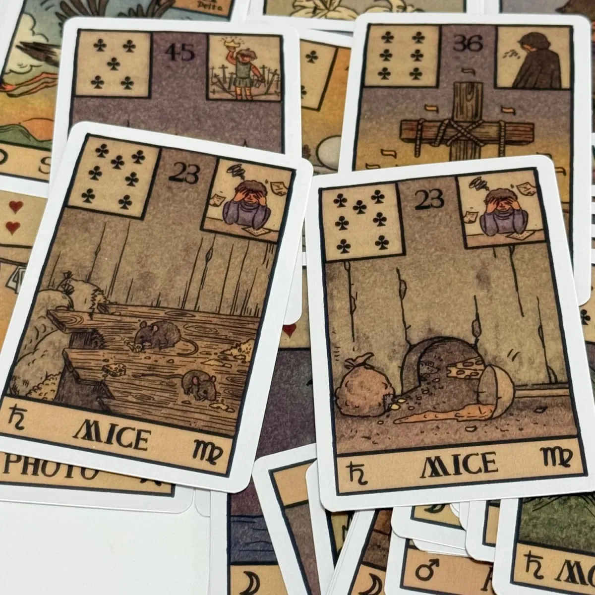 Akashic Eye Lenormand oracle cards 61deck Modern Illustrated Oracle Cards