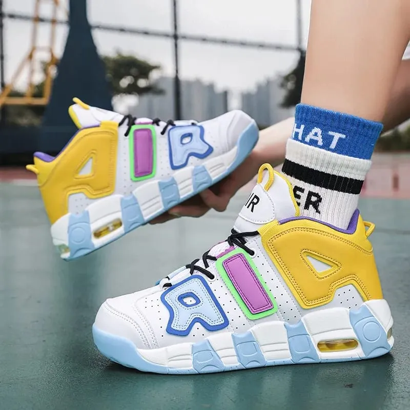 Couple Trend Air Cushion Sneakers 2026 Large Size Light Non-slip Durable Basketball Running Casual Shoes