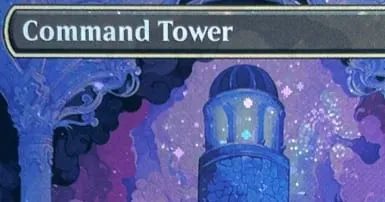 LK62 Galaxy Foil Arcane Signet Command Beacon Command Tower Thought Vessel Zuran Orb High-Quality TCG Proxy Cards (Black-Core)