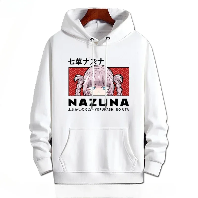 Y2K Anime CALL OF THE NIGHT Nazuna Nanakusa Funny Hoodie Hip Hop Graphic Sweatshirts Poleron Hombre Streetwear Harajuku Tracksui
