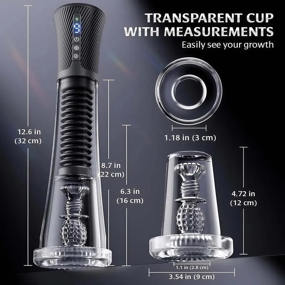 APP Control Electric Penis Pump for Men IPX7 Waterproof Male Masturbator Automatic Control Vacuum Suction Massager Adult Sex Toy