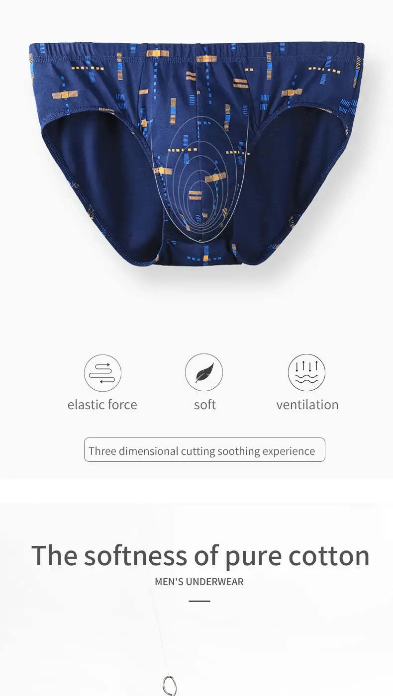 Herrunderkläder i ren bomull herrsportboxershorts stora boxershorts bekväma pojkkalsonger som andas trendiga