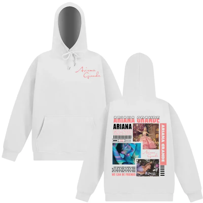 Singer Ariana Grande Album Cover Aesthetics Hoodies Men Women Fashion Sweatshirt Autumn Winter Long-sleeved Vintage Pullover Top