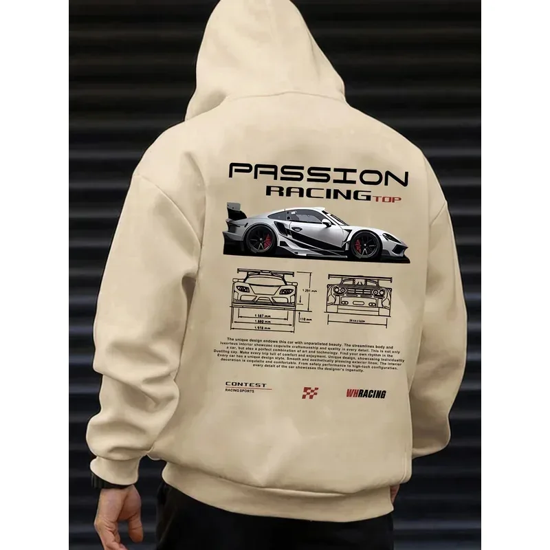 Sweat à capuche décontracté pour hommes, imprimé alphabet, coupe ample, streetwear bahreïn, 22ss, vêtements pour hommes, une pièce, haikyuu