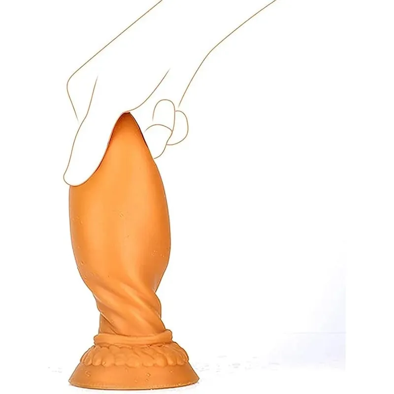 Super enorme silicone líquido anal plug grande vibrador buttplug massageador de próstata vagina ânus expansão brinquedos sexuais produto para homens gay
