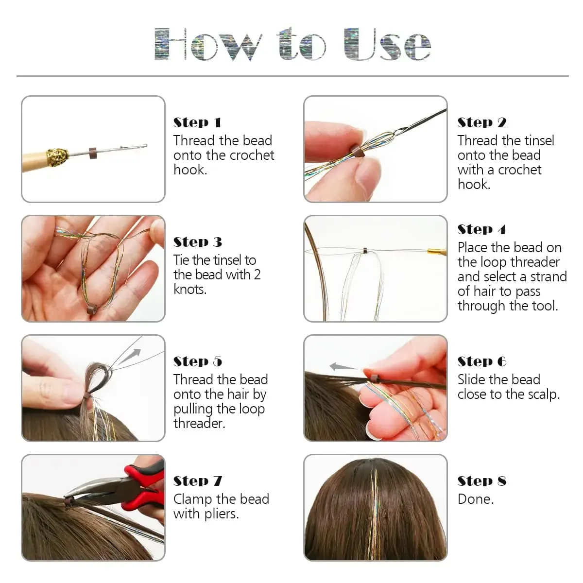 Synthetic natural color gold silk hair extension wig women highlight no clip gold silk chemical fiber long straight hair flash