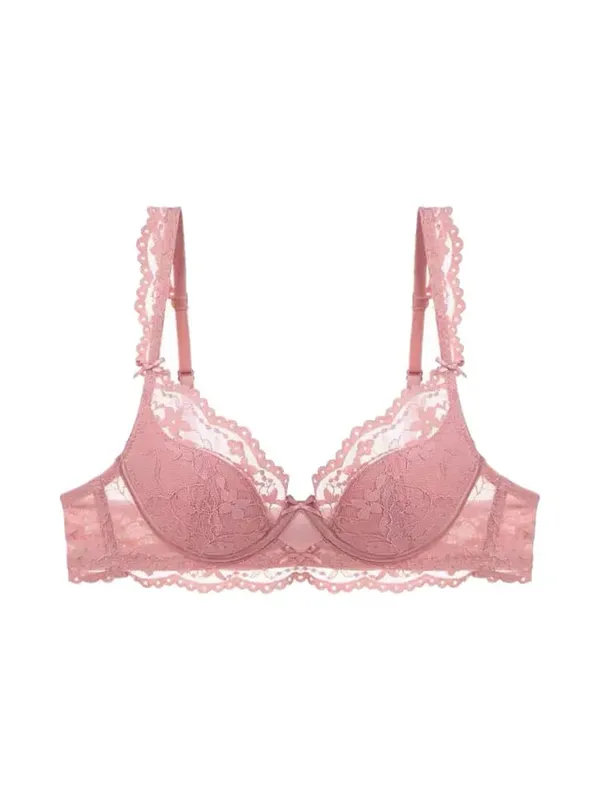 Hot Sale Sexy Lace Bra Set For Women Summer Thin Soft Underwire Breathable Anti Sagging Comfort Stylish Daily Fashion Intimates