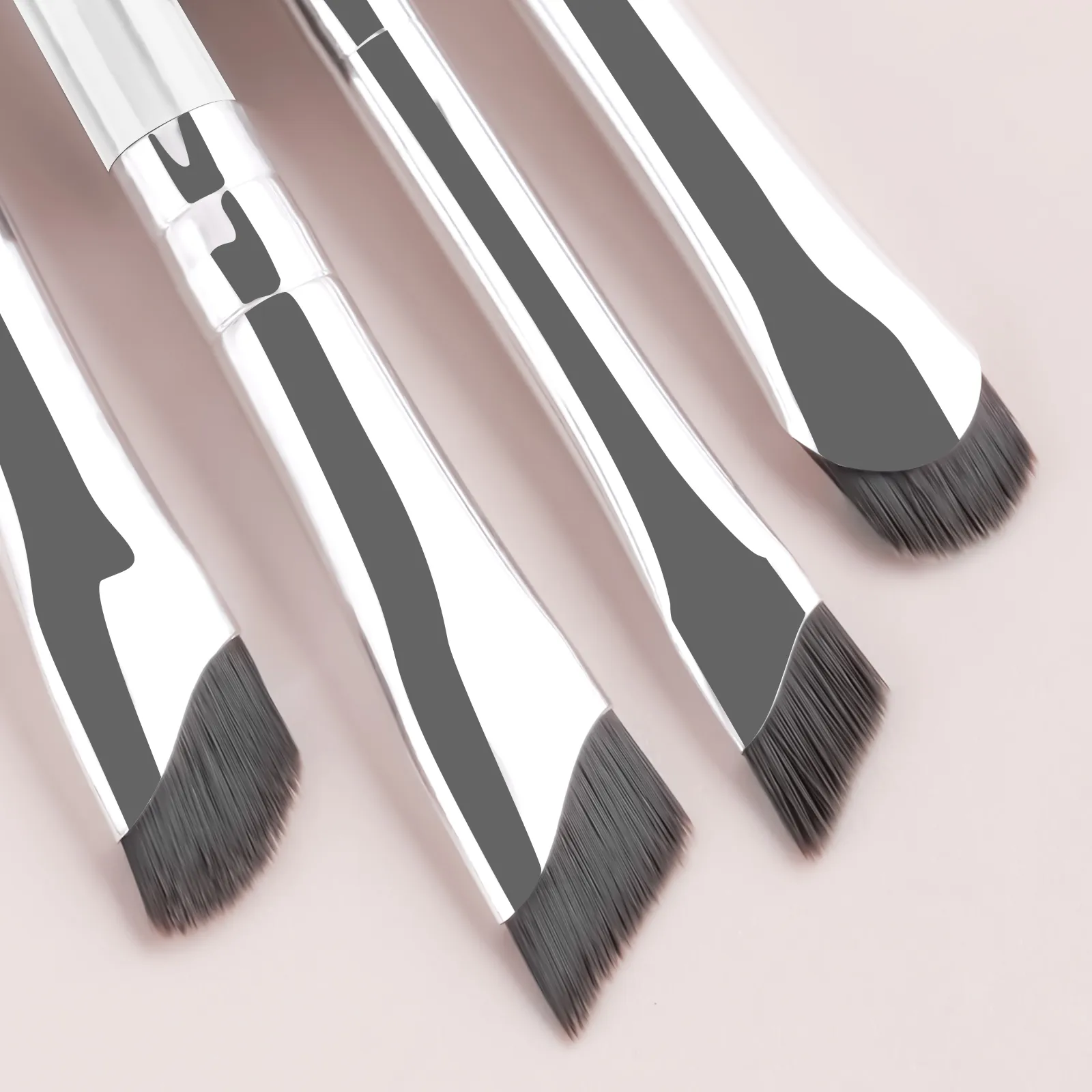 4Pcs Ultra Thin Angled Eyebrow Brushes Set Fine Precise Brow Brush for Eyebrow Powder Gel Liner Eye Makeup Tools — image 6