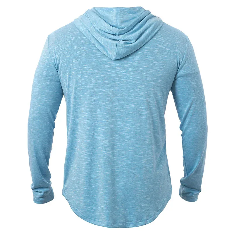 Sudaderas con capucha deportivas ligeras para hombre, camisa deportiva de manga larga con capucha, informal, para gimnasio, correr, basculador, sudadera