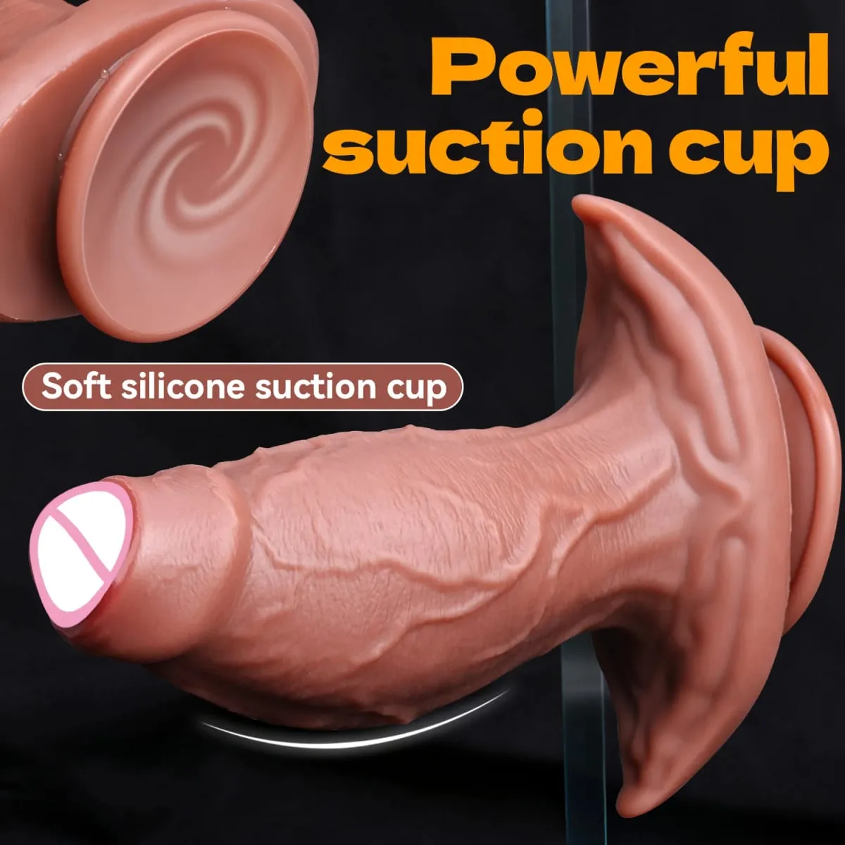 Realistic Flesh Skin Soft Thick Big Dildo Double Silicone Small Penis Woman Man Anal Sex Toy Suction Cup Dick Masturbators Cock