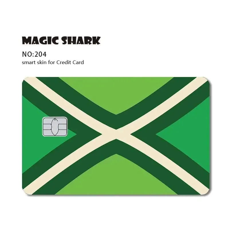 Magic Shark Meme Poke Dog Matte PVC Shockproof Sticker Film Skin Cover for Debit Credit Bank Card No Fade